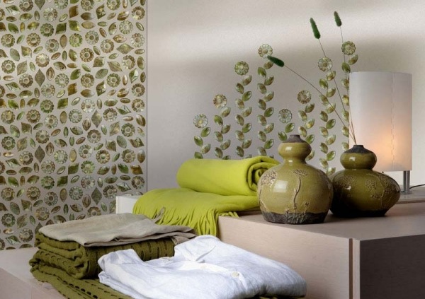 Povrch sklenenej mozaiky-hladký lesklý