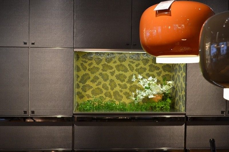 Mozaikové dlaždice-kuchyňa-vzor-zvieratko-akcent-nastavenie-kuchynské-skrinky