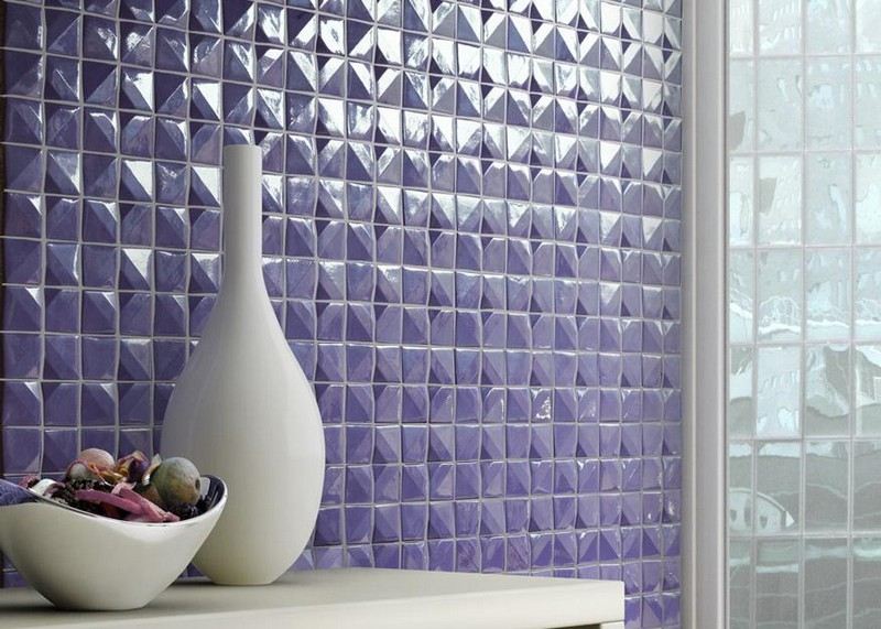 Mozaika Dlaždice-Kuchyňa-Fialová-Stena Dlaždice-Nápady