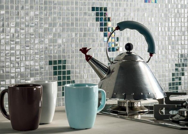 Mozaiková dlažba-kuchyňa-sklo-zadná stena-štýlový-dizajn