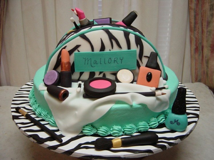 Make-up set-taška-dievča-motívový koláč