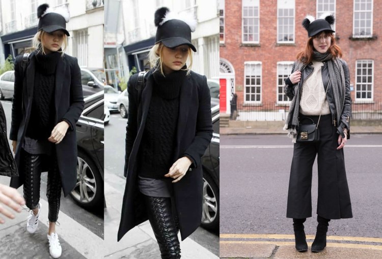 čiapky trend 2017 2018 zimná čiapka dve pompony