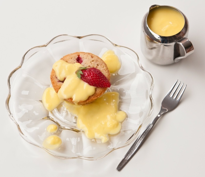 príprava vanilkovej omáčky