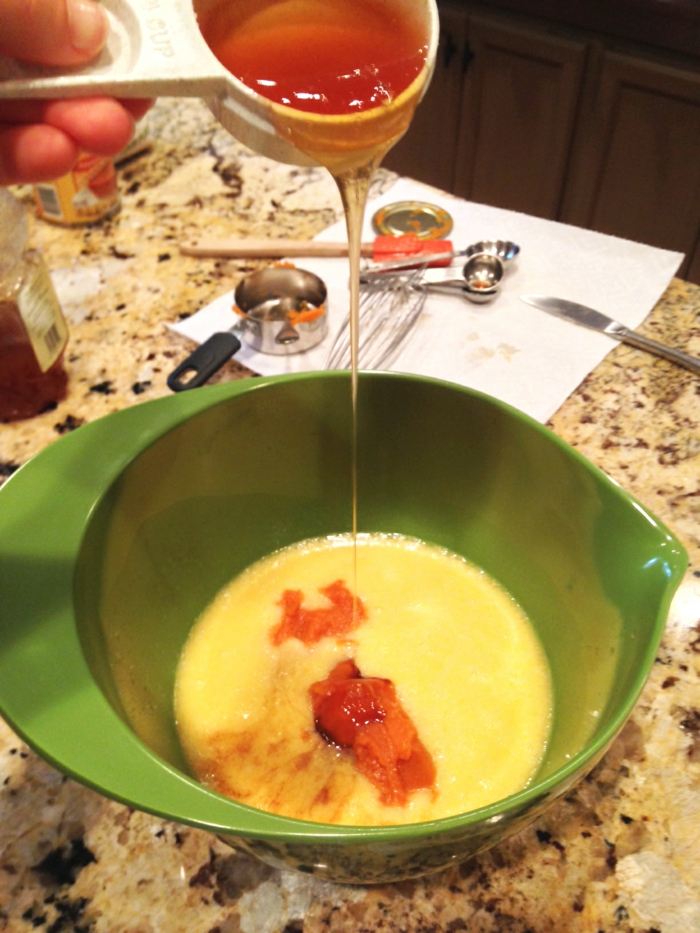 Pripravte-muffiny-s-medom-zmes na pečenie