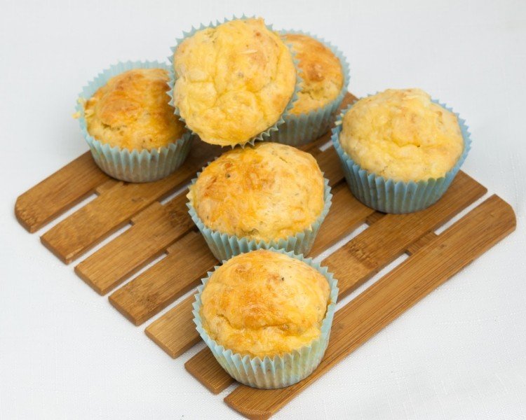 Muffiny ideálne na raňajky alebo na večeru Muffiny so syrom recept-raňajky-večera
