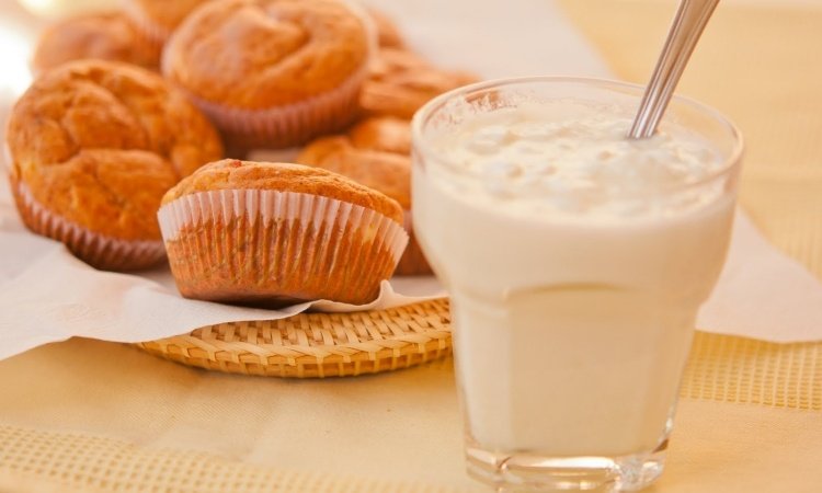 Muffiny so syrom recept pikantno-jogurtové-raňajky