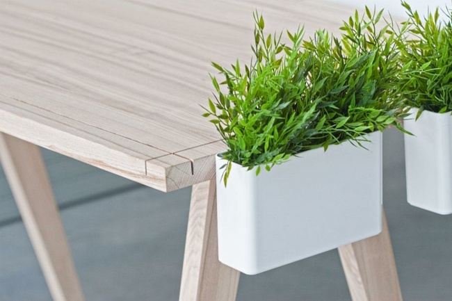 Dizajn stola so škandinávskym vzhľadom