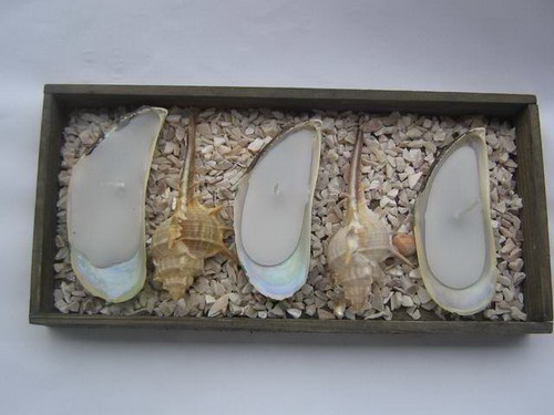 Vyrobte si škrupinové sviečky sami