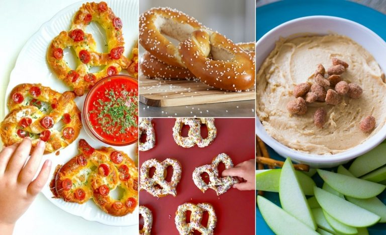 Upečte praclíky a podávajte ich rôzne vo forme pizze, sladkej alebo s dipom