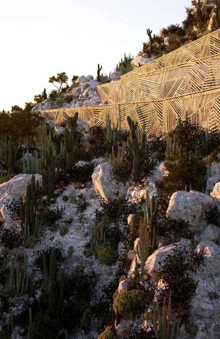 udržateľné bývanie-skalná priepasť-drevená fasáda