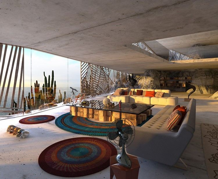 Trvalo udržateľný život skála-more-spojenie-príroda