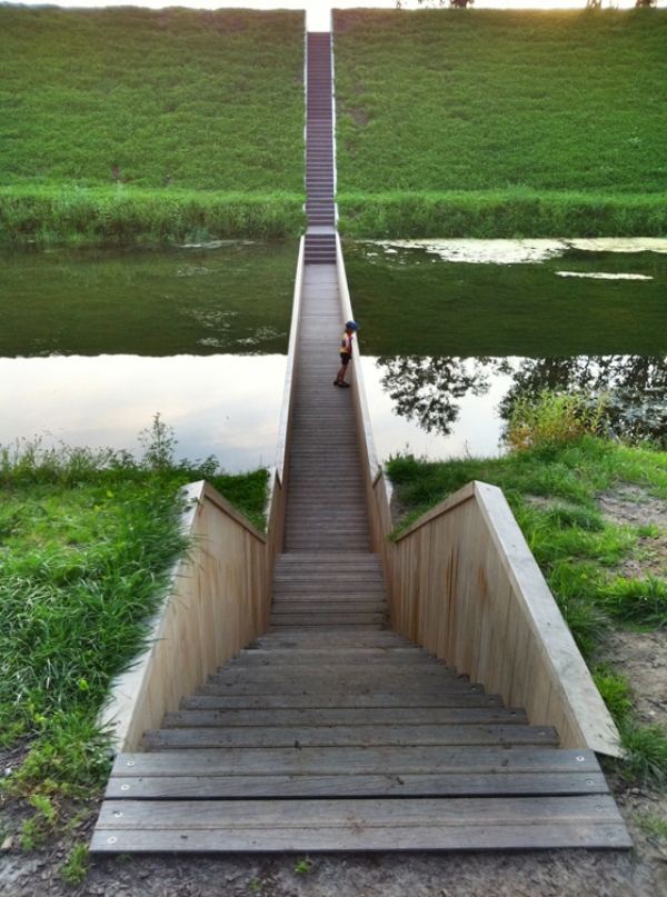 technicky vystužené drevo Accoya Moses Bridge-Halsteren Holland-RO & AD-architekt