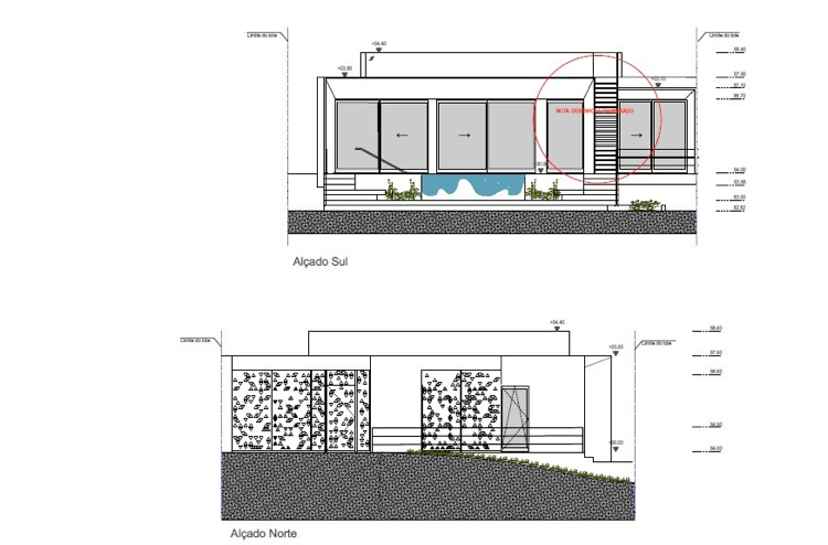 Architektúra domu s posuvnou obrazovkou ochrany osobných údajov