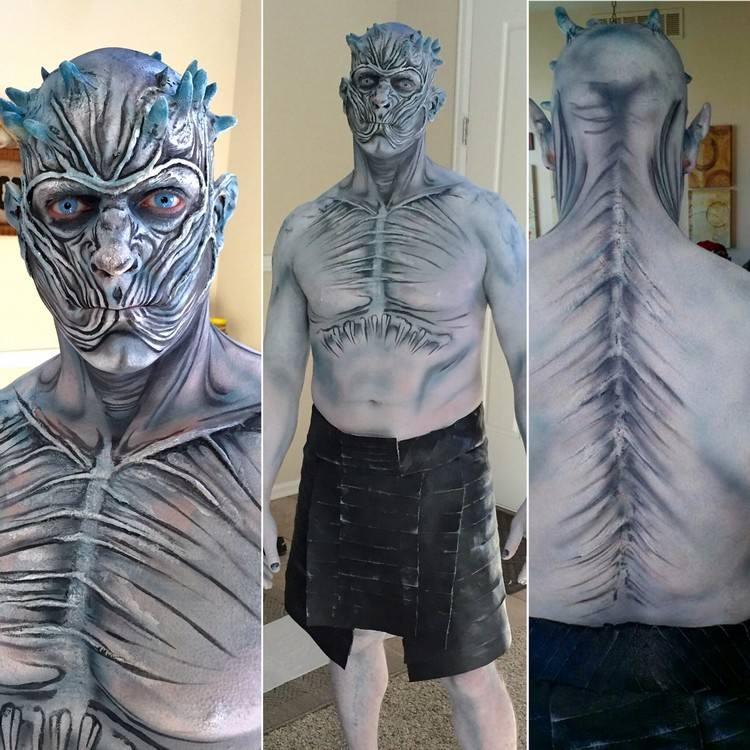 night-king-make-up-halloween-make-up-nápady-tvár-telo
