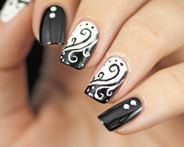 nechtový dizajn-čierno-biely-abstraktný
