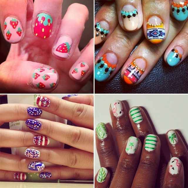 nechtový dizajn-motívy-leto-2014-jahody-palmy-etno