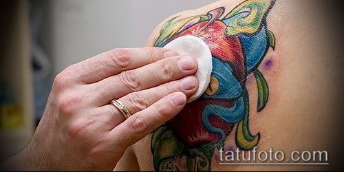 Photo Tattoo application and care - example - 29052017 - example - 001 Application and care