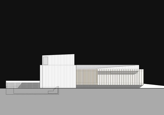 Plán architektúry moderného domu