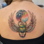 zdjęcie - tatuaż skarabeusz chrząszcz 4