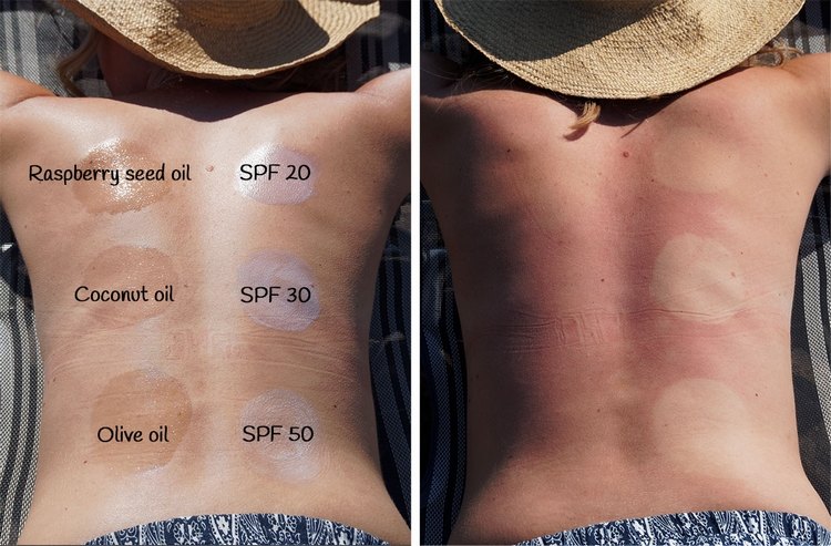 test prírodného opaľovacieho krému v porovnaní s opaľovacími krémami spf