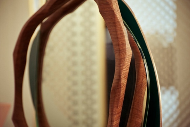 Zrkadlá-Line Designové produkty-Drevené prírodné produkty-Karen Chekerdjian Dizajn zrkadlovej línie rustikálne prvky výrobky-drevo-prírodné produkty-Karen Chekerdjian