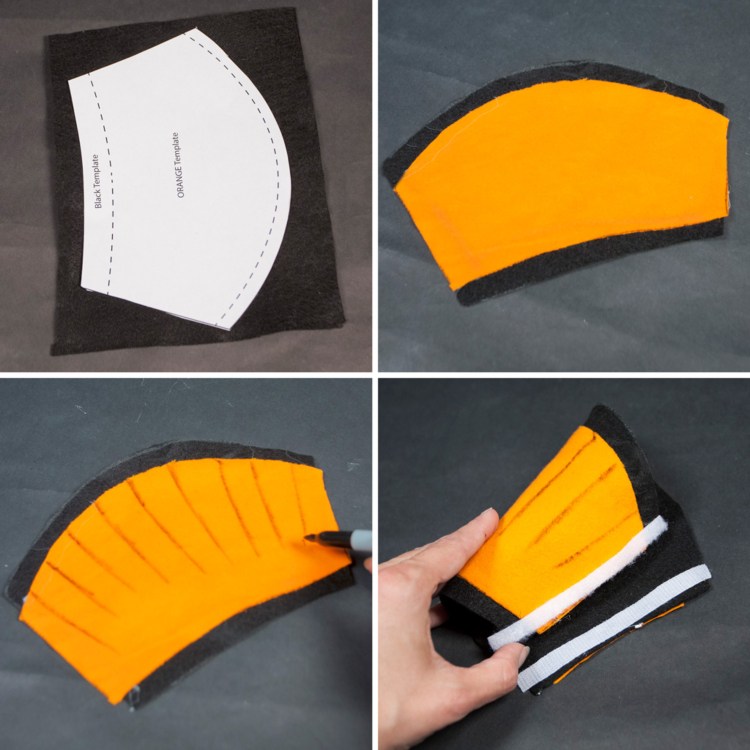 nemo kostým chvostová plutva urobte seba