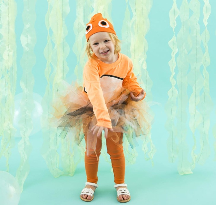 Vyrobte si dievčenské tričko Nemo