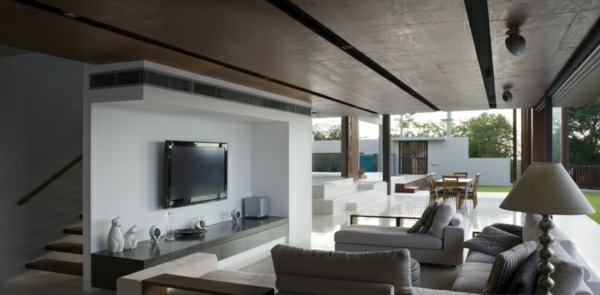 presklené dvere do obývačky