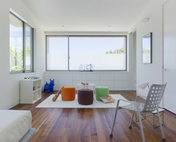 moderné detské izby zariadené skrinkami bez úchytiek nastaviť návrhy skriniek bez rukovätí