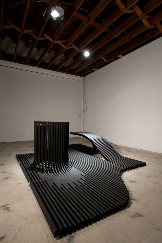 Mestský park záhradná lavička strom miesto nový projekt