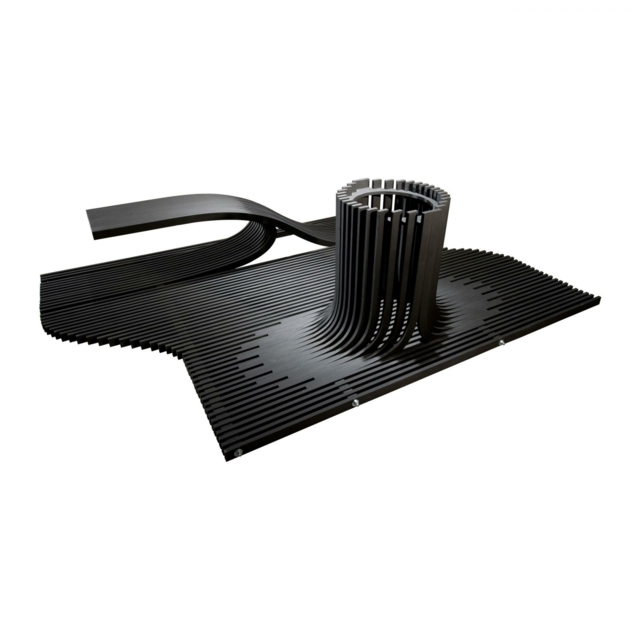 Záhradná lavica vertikálna záhradná plastová