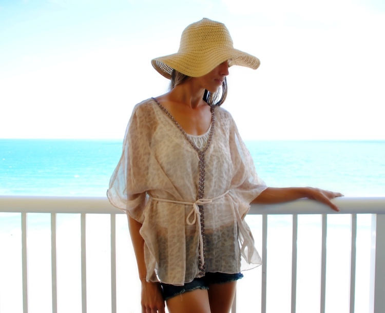 Ušite tuniku zo starých záclon a noste ju na pláži Šitie-začiatočník-záclony-tunika-plážové oblečenie