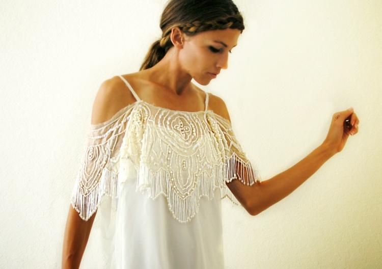 Ušite romantické letné šaty zo starých záclon Šitie nápadov na premenu svadobných šiat pre začiatočníkov