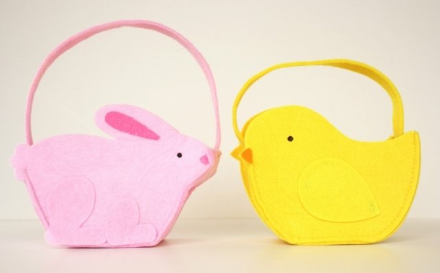 Plstené veľkonočné zajačik roztomilé vzory vtipné