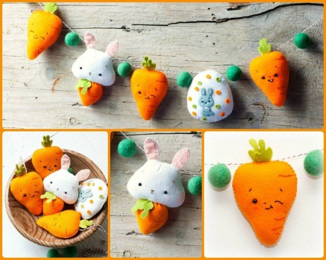 Vyrobte si mrkvové ozdoby na veľkonočného zajačika sami
