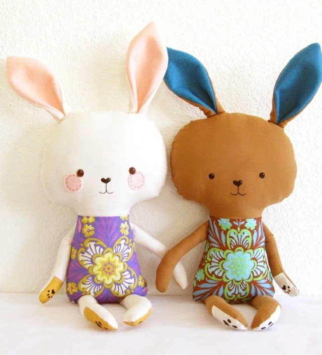 Plyšové zvieratká z bavlnenej výplne