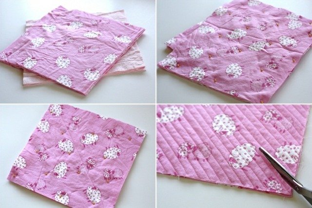 Rýchly nápad na návod na látku, krok 1