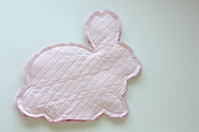 Šite strany látky k sebe Krok 5