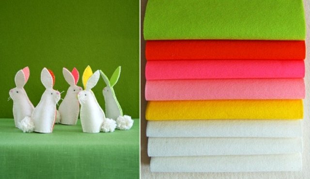 Návod na bábku prstom veľkonočného zajačika