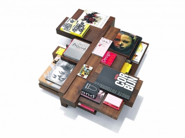 konferenčný stolík, drevené police na časopisy nízke konferenčné stolíky, drevené police na časopisy