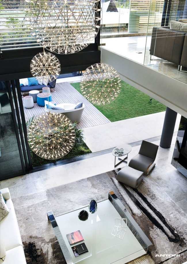 vysnívaný interiérový dizajn saota kyvadlové svetlá moooi