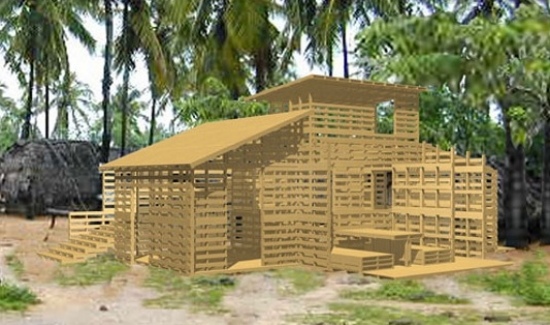 Núdzové ubytovanie s projektom obnovy cyklistických palet