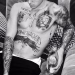 fotografija Nova tetovaža Justina Biebera od 05.12.2017. №031 - Justina Biebera - tattoo-photo.ru