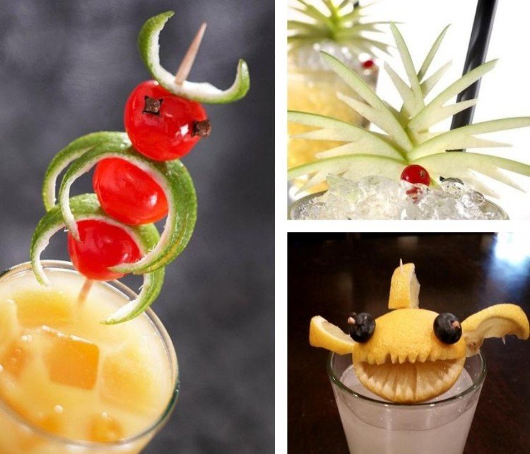 ovocie-rezba-koktejl-dekorácie-urob si sám