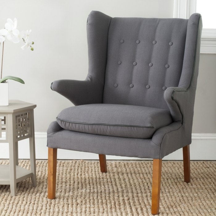 Kreslo Gomer-krídlo-dizajn-škandinávsky štýl-drevená spodná konštrukcia-Safavieh