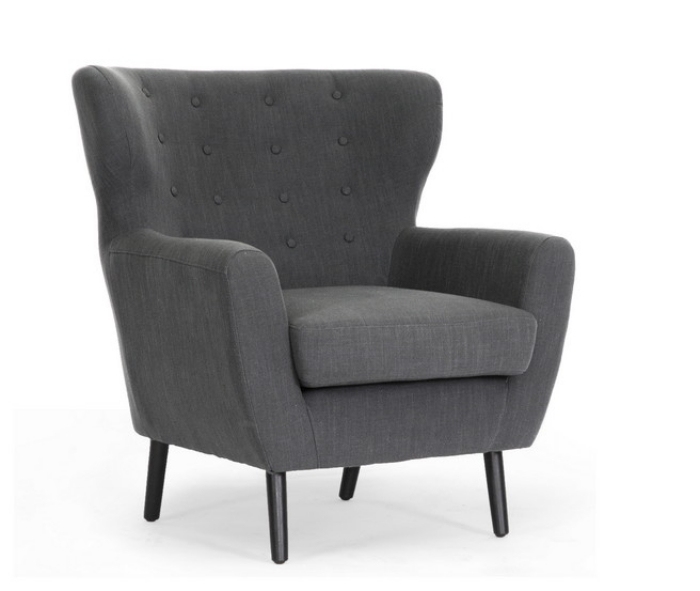 stolička so sivým krídlom-dizajn-čalúnenie-látka-poťah-veľkoobchod-interiéry-Baxton-Studio