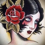 old school tetoválásvázlatok lányok 7