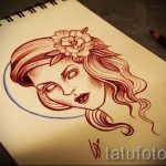 old school tetoválásvázlatok lányok 27