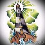 old school tetoválás vázlatok világítótorony 5