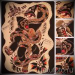 old school tetoválás vázlatok a lábán 8